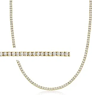 1.00 ct. t.w. Diamond Tennis Necklace in 18kt Gold Over Sterling