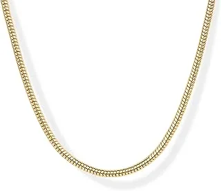 14K Chunky Snake Chain Necklace for Women