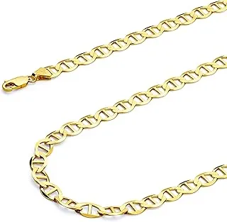 14K Hollow Gold Mariner Chains - Stylish, Durable, Select Your Perfect Option Today