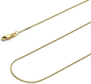 14K Solid Gold Box Chains - Elegant Designs for Every Occasion