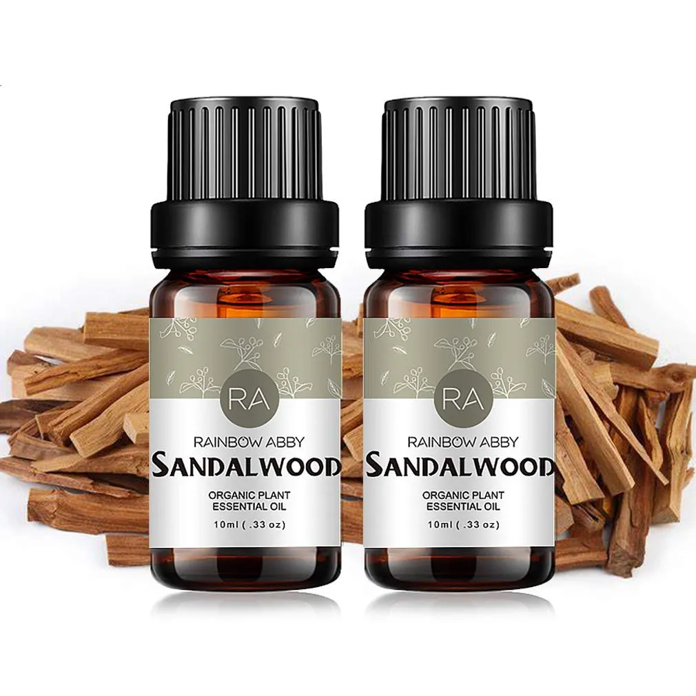 2-Pack 100% Pure Sandalwood Essential Oils, Undiluted 10 mL Each, Premium Quality