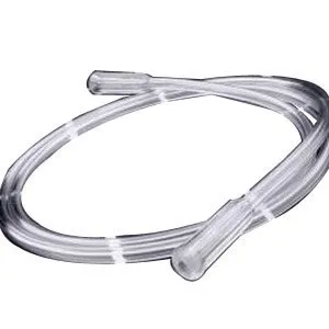 35' Salter Oxygen Tubing, Three Channel Safety, 3/16' ID, Clear Ribbed Design