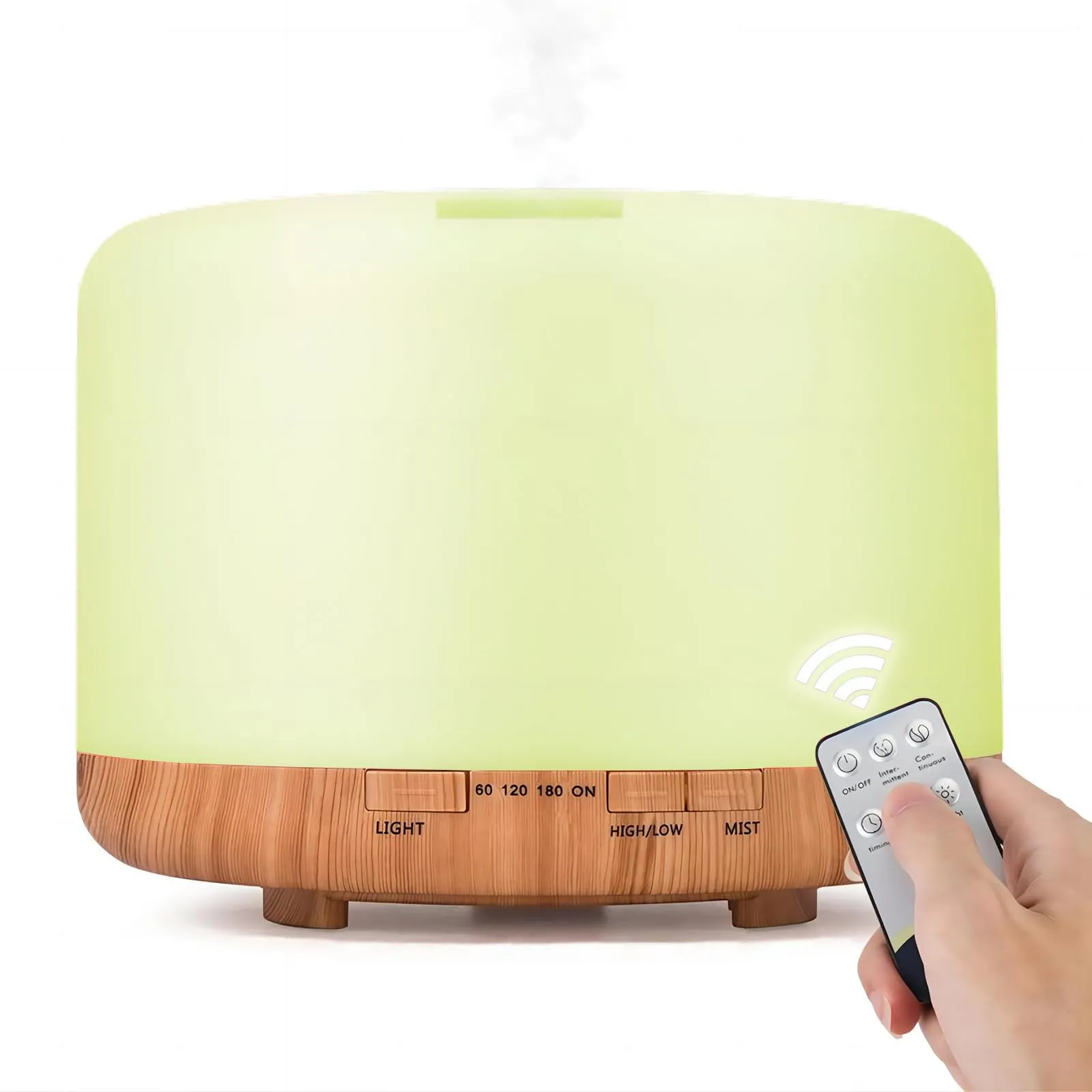 500ml Premium Essential Oil Diffuser with Remote Control, Ultrasonic Aromatherapy Humidifier