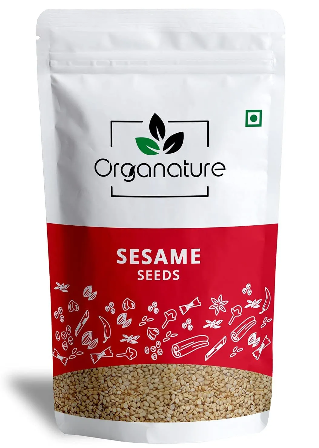 AARNA Fresh & Natural White Sesame Seeds (Unhulled)