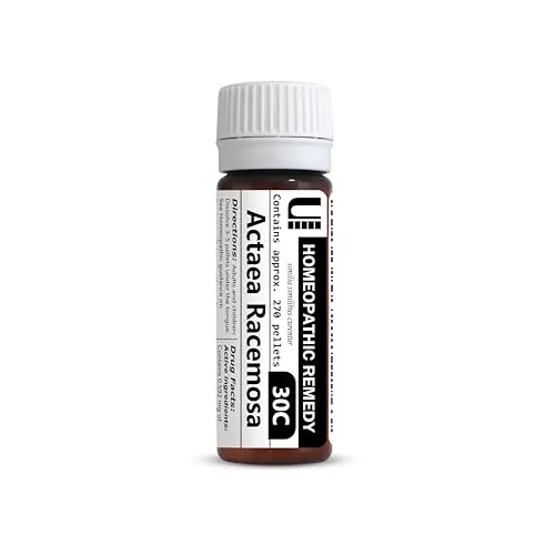 Actaea Racemosa 30C Homeopathic Remedy - Lactose-Free, 270 Pellets, No Artificial Additives