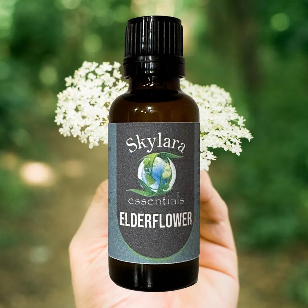 All Natural Elderflower Essential Oil 10ml - 100% Pure & Natural - Skylara Essentials