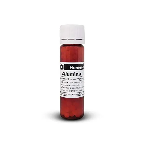 Alumina 1M Homeopathic Remedy, 200 Pellets, Lactose-Free, Urenus Quality Ingredients