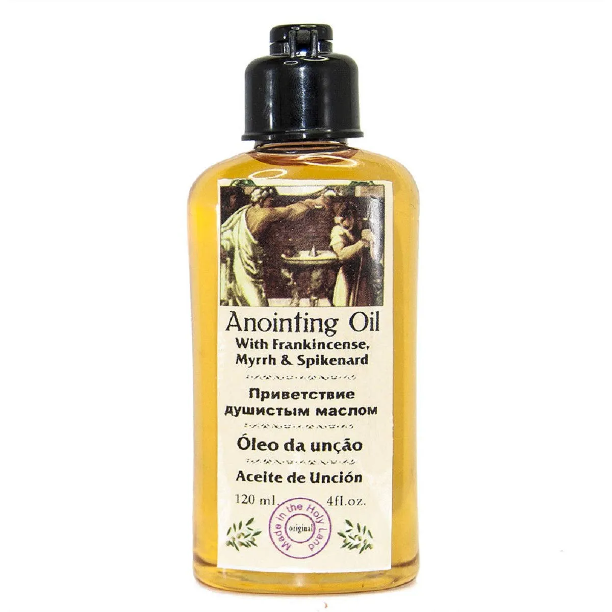 Anointing Oil with Frankincense, Myrrh & Spikenard 120ml - SopSai Premium Blend