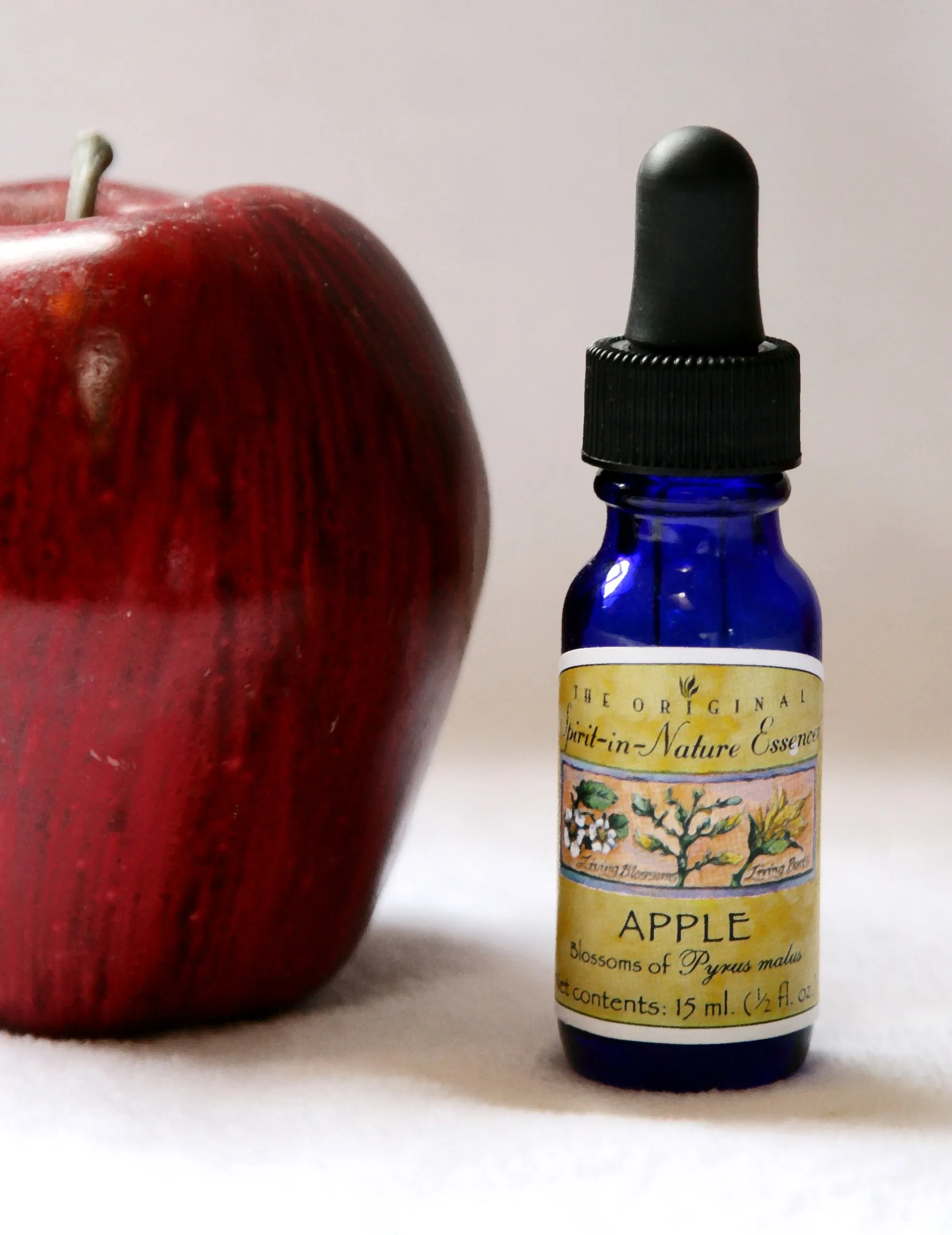 Apple Spirit-in-Nature Flower Essences 1/2 oz. for Peaceful Clarity & Inner Strength