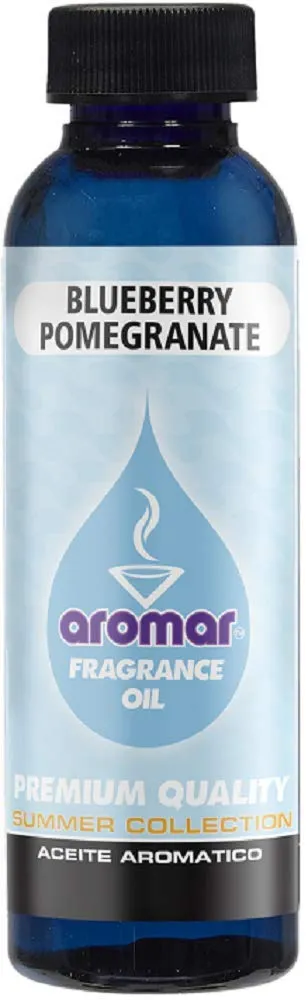 Aromar Aromatic Oil 2oz - Blueberry Pomegranate Fragrance for Invigorating Scents