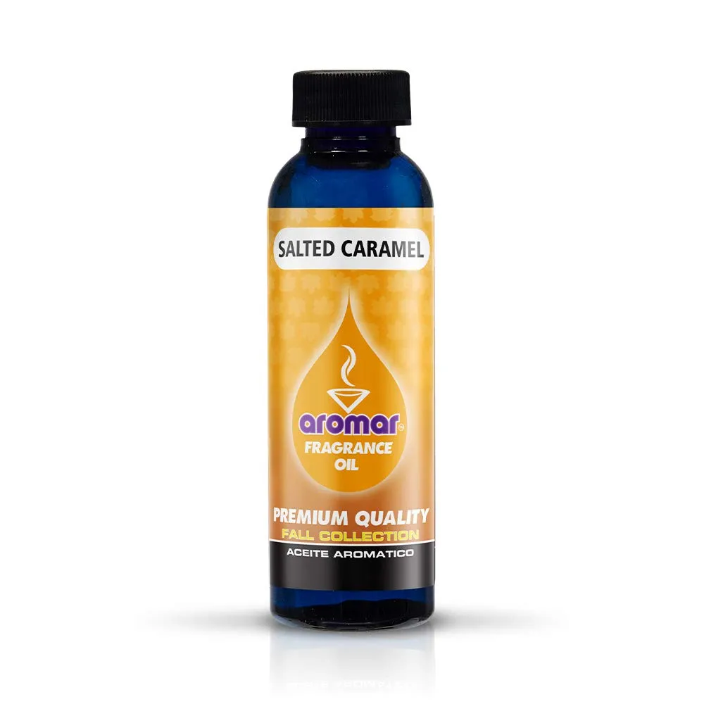 Aromar Aromatic Oil 2oz - Salted Caramel, Light Fresh Scents, Universal Diffuser Compatibility