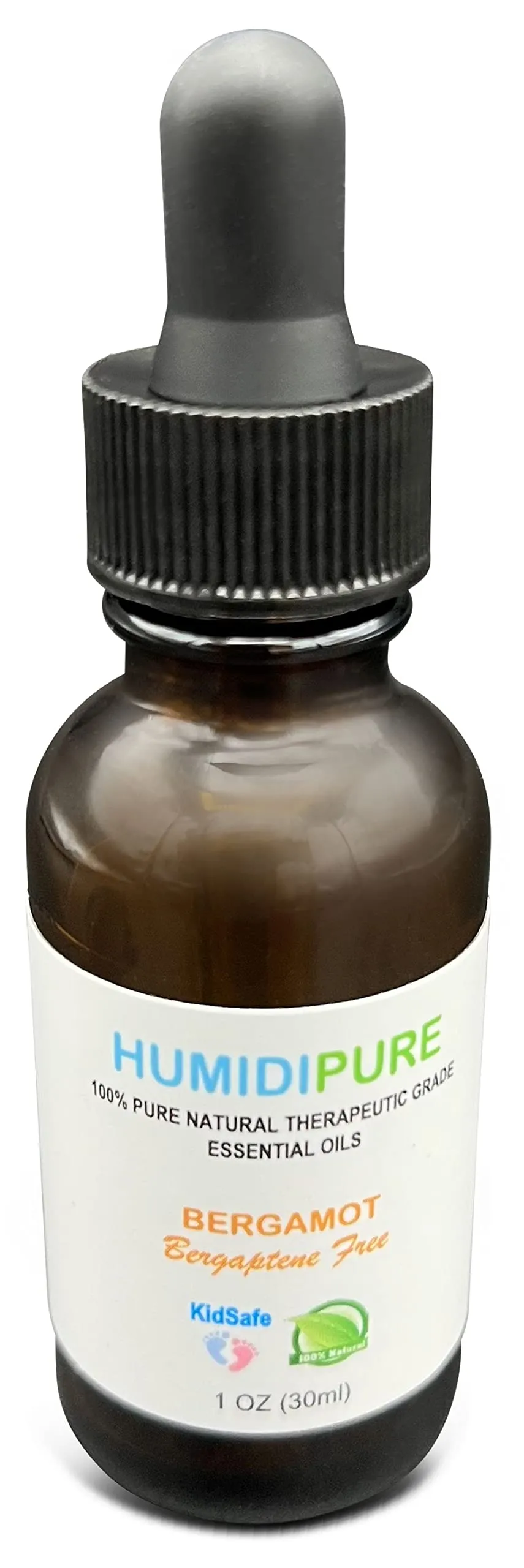 Aromatherapy Bergamot Essential Oil 1oz - Pure, Natural Healing for Diffusers & Humidifiers