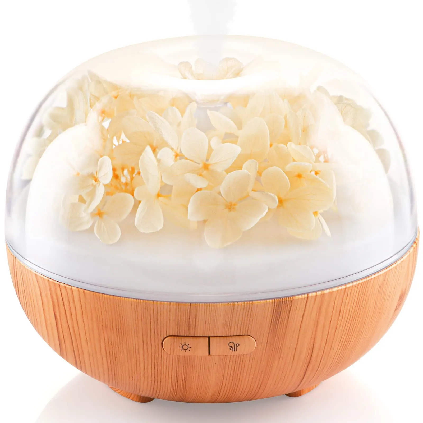 Aromatherapy Essential Oil Diffuser Yellow 180ml Ultrasonic Mist Auto Shut-Off Humidifier