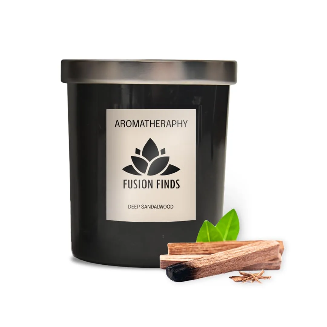 Aromatherapy Scented Candle - Soothing Black Fragrance for Relaxation and Serenity