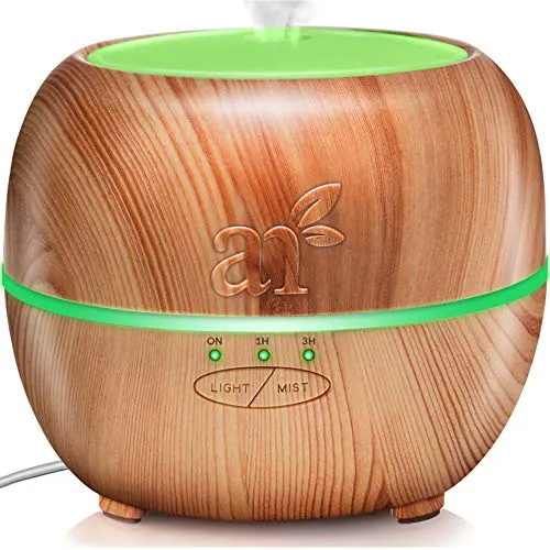 artnaturals Aromatherapy Essential Oil Diffuser 150ml - Ultrasonic Humidifier with Adjustable Mist