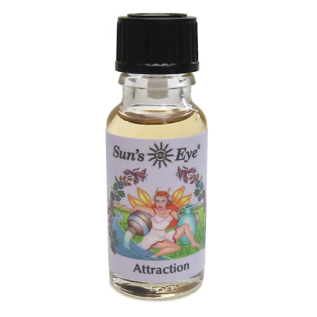 Attraction Oil with Sandalwood & Cinnamon Fragrance - 1/2 fl oz, Hand-Blended Natural Botanicals