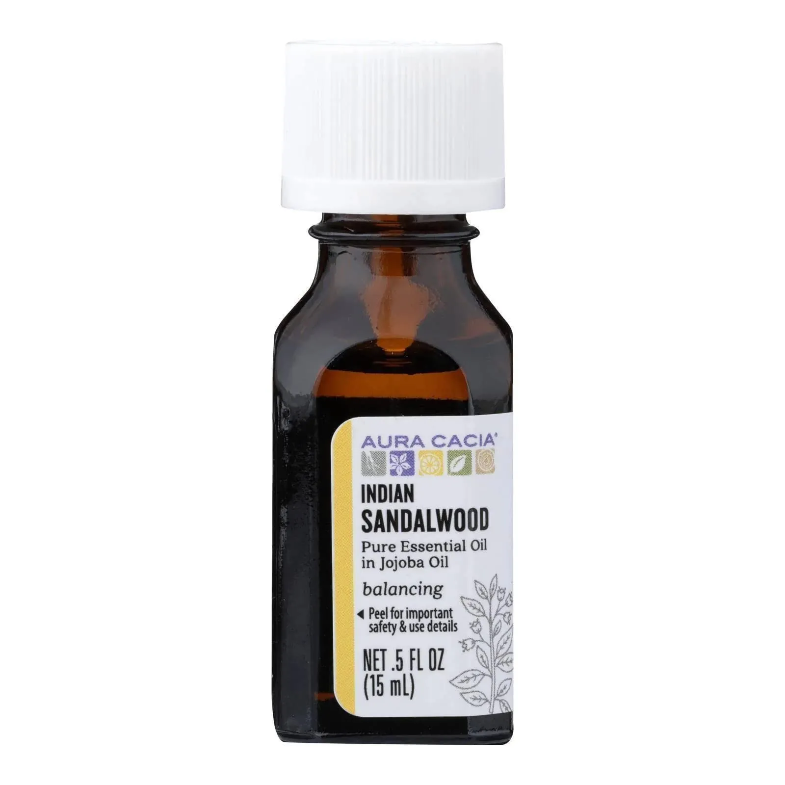 Aura Cacia Indian Sandalwood Essential Oil in Jojoba Oil