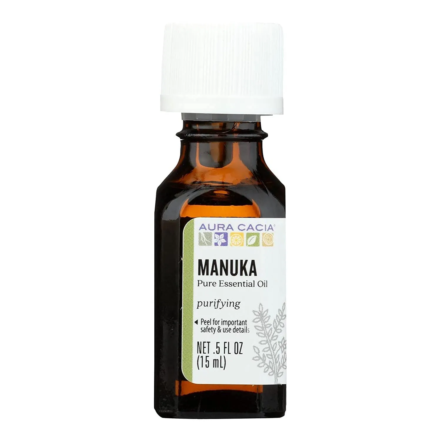 Aura Cacia Manuka Essential Oil 15ml - GC/MS Tested, Ethically Made, Cleansing & Aromatic