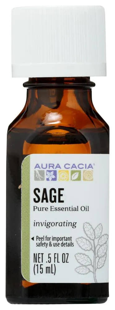 Aura Cacia Sage Essential Oil 15ml