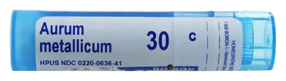 Aurum Metallicum 30c by Boiron - Homeopathic Remedy for Health and Beauty