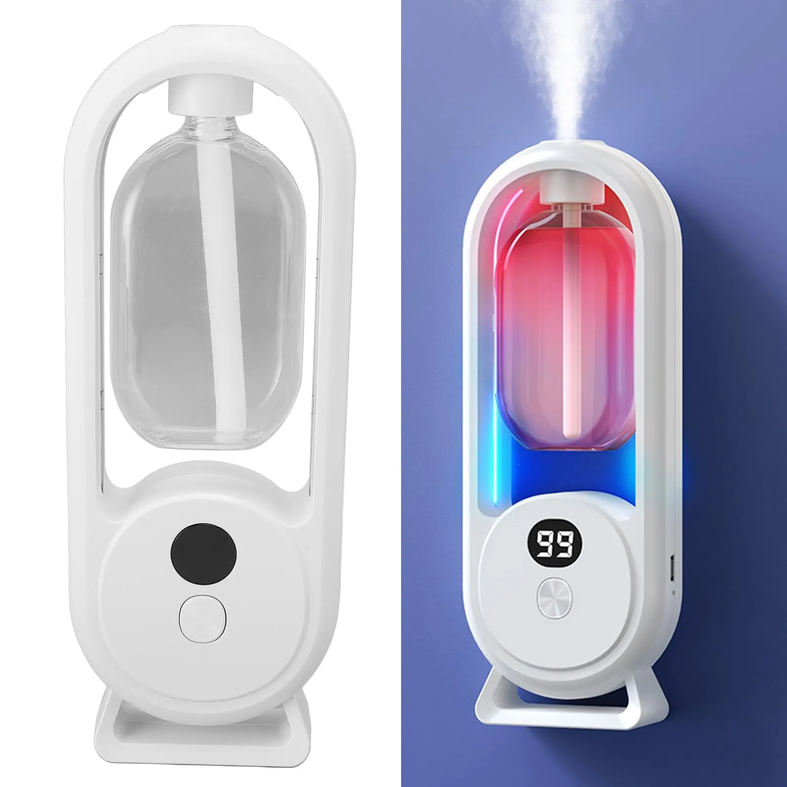 Automatic Aromatherapy Diffuser with Intelligent Features, Mini Air Freshener for Home & Office