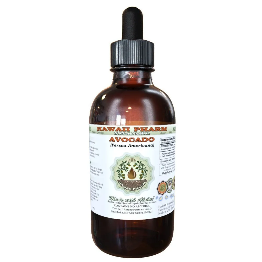 Avocado Alcohol-Free Liquid Extract 2 oz - Natural Herbal Supplement, High-Quality Glycerite