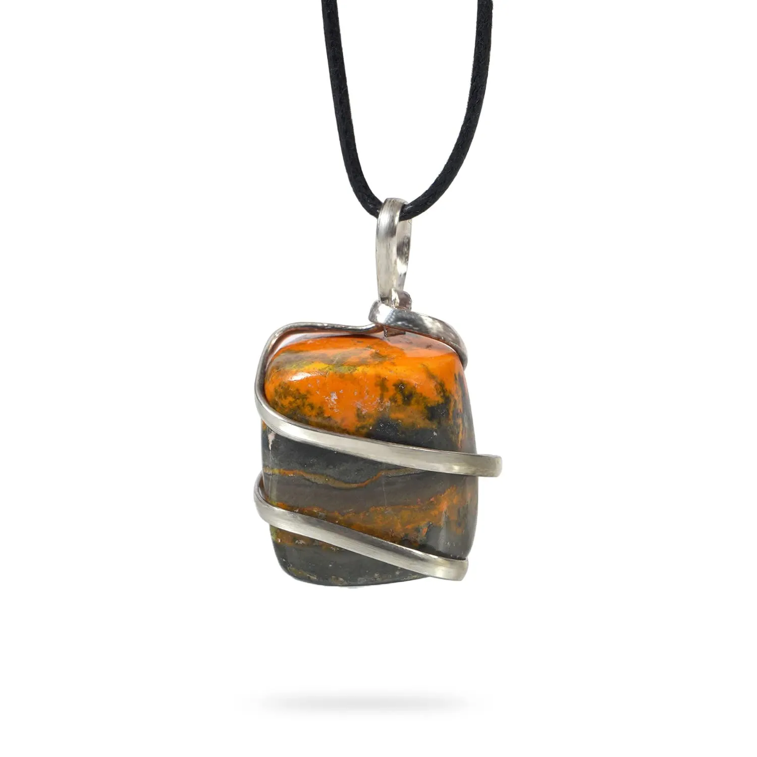 AYANA Bumblebee Crystal Necklace - Handmade Bohemian Gemstone Pendant Jewelry for Women