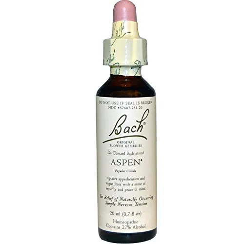 Bach Flower Aspen - Pack of 3 Natural Remedies for Anxiety Relief