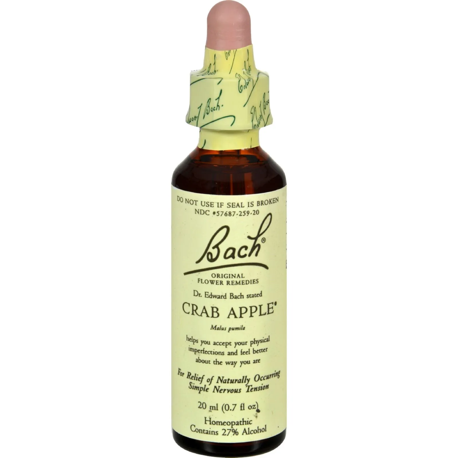 Bach Flower Crab Apple Essence 20ml - Cleansing Solution for Self-Acceptance & Confidence