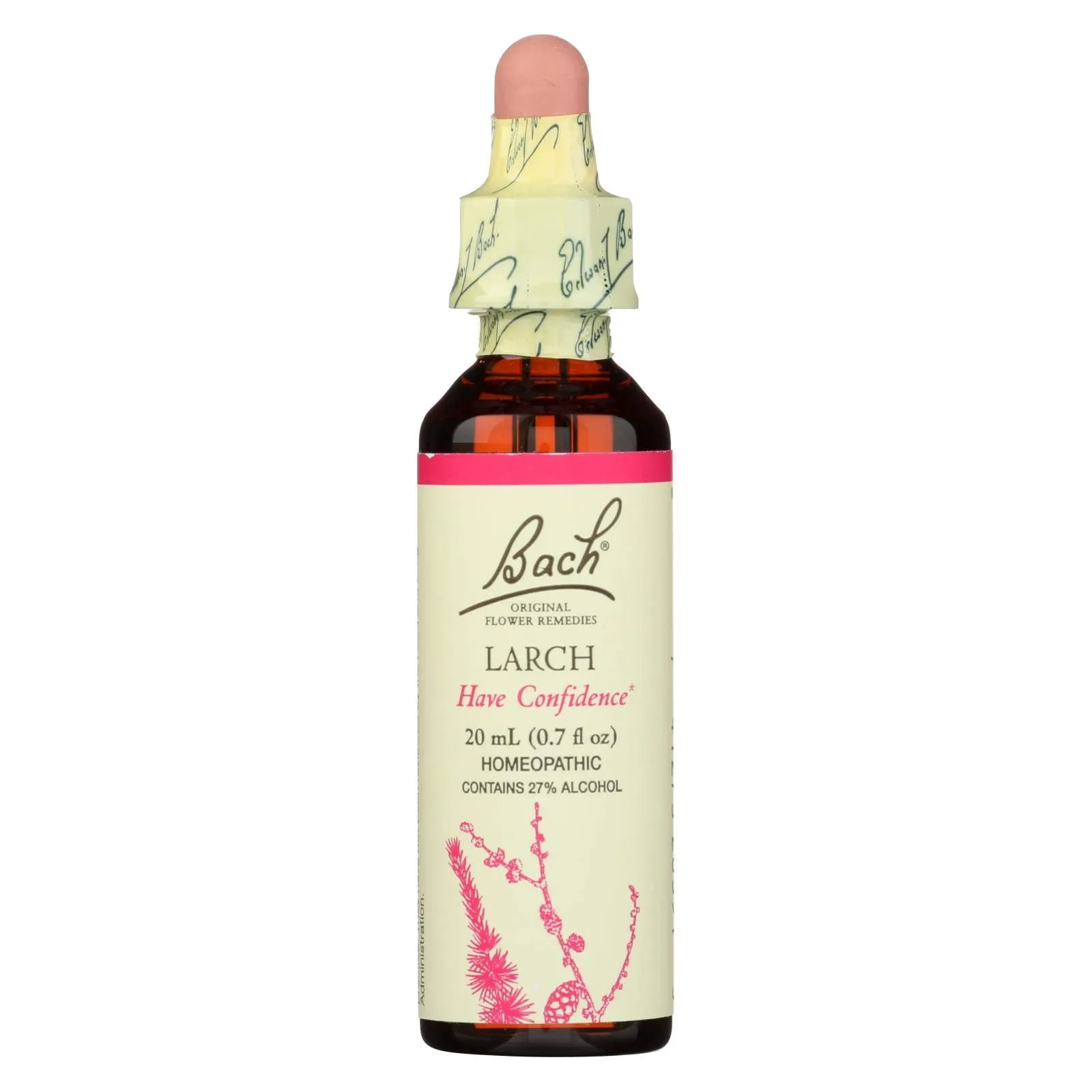 Bach Flower Remedies Essence Larch 0.7 fl oz - Boost Confidence & Self-Assurance Naturally