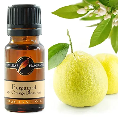 Bergamot & Orange Blossom Fragrant Oil - 0.34fl oz, Vegan & Cruelty-Free, Phthalate-Free