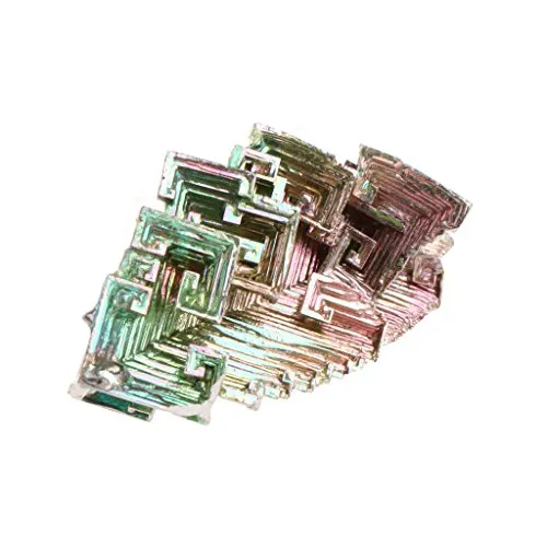 Bismuth Crystal Mineral Specimen Rainbow Quartz Cluster - Unique 20g/50g Healing Energy Stone