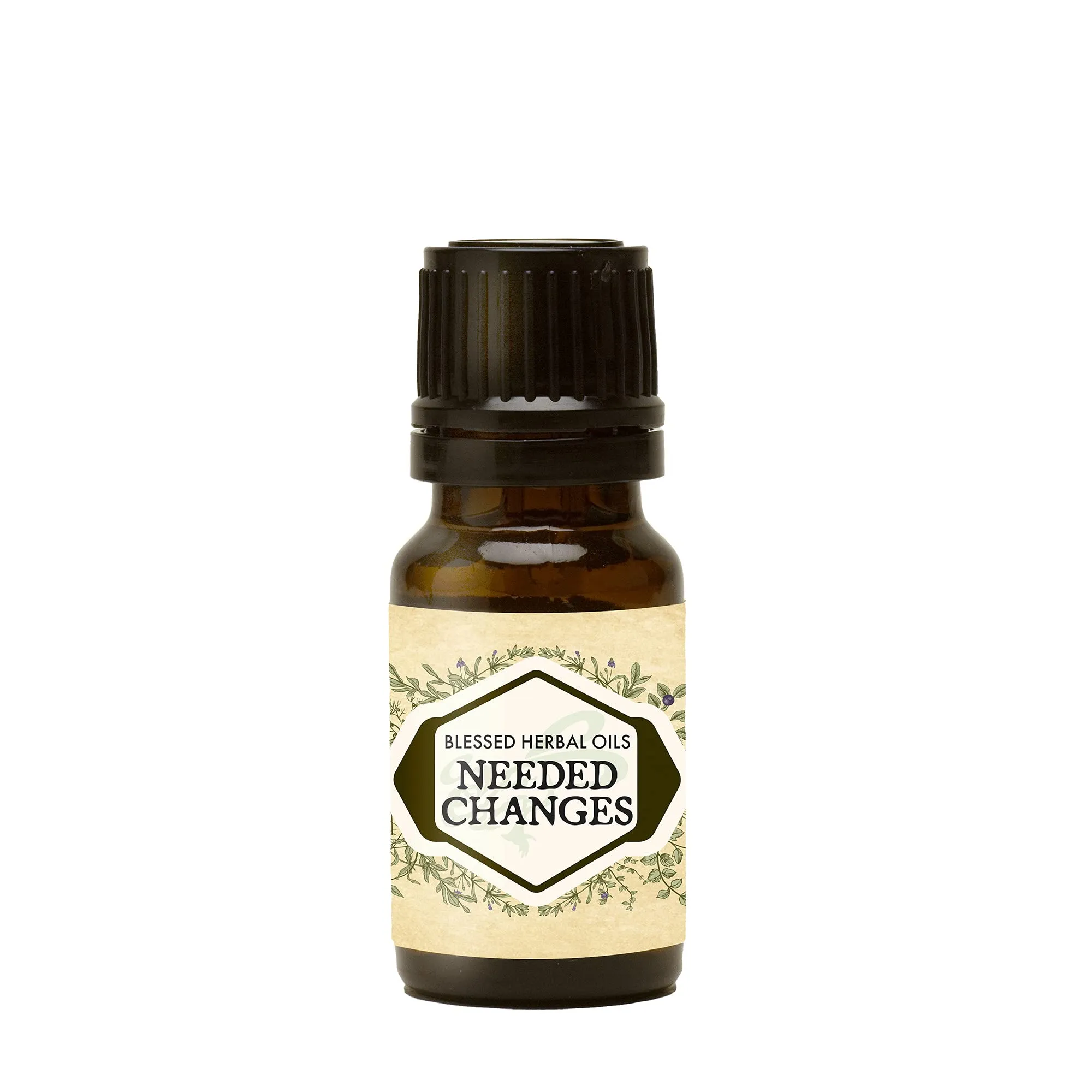 Blessed Herbal Needed Changes Oil - Soft Sandalwood & Spicy Ginger Scent, 1 oz