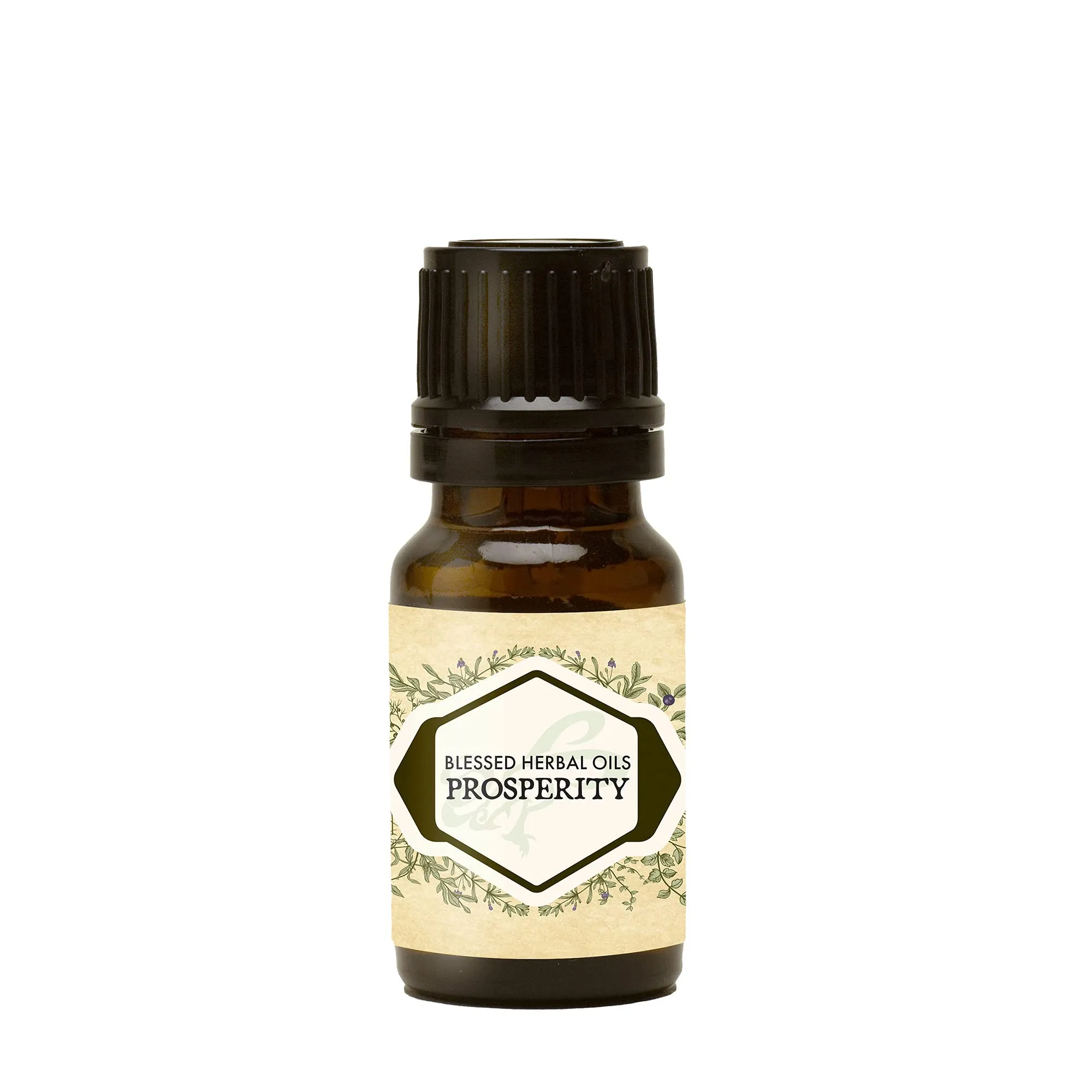 Blessed Herbal Prosperity Oil 10ml - Uplifting Lemongrass, Bergamot & Clove Scent