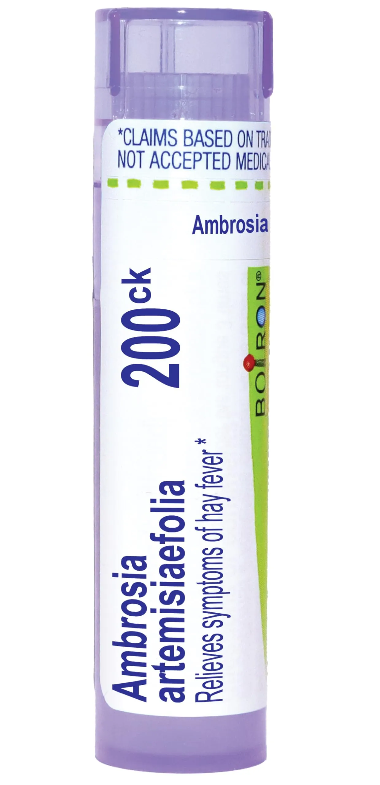 Boiron Ambrosia Artemisiaefolia 200CK Homeopathic Allergy Relief Pellets - 80 Count