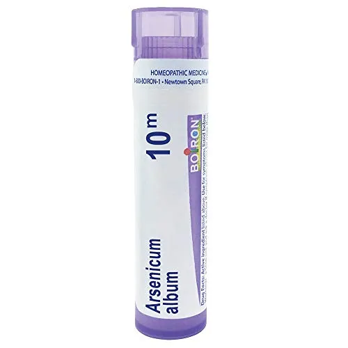 Boiron Arsenicum Album 10m Homeopathic Medicine for Food Poisoning 80 Quick-Dissolving Pellets