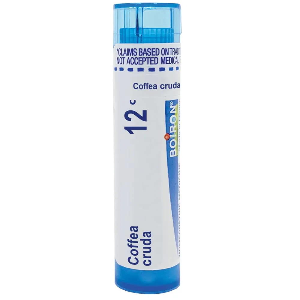 Boiron Coffea Cruda 12C Homeopathic Medicine for Sleeplessness, 80 Quick-Dissolving Pellets