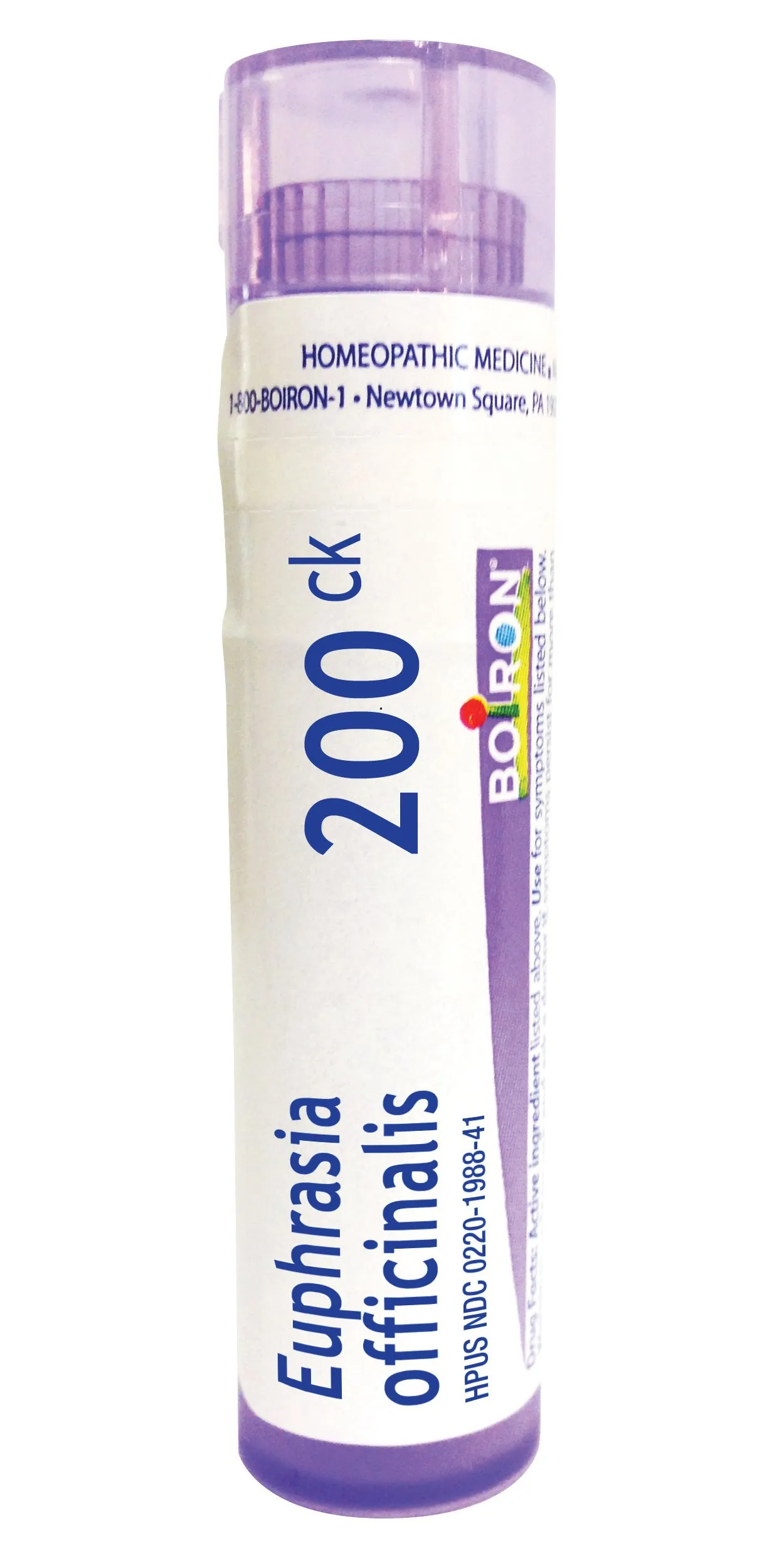 Boiron Euphrasia Officinalis 200CK, 80 Pellets, Homeopathic Medicine for Eye Discharge