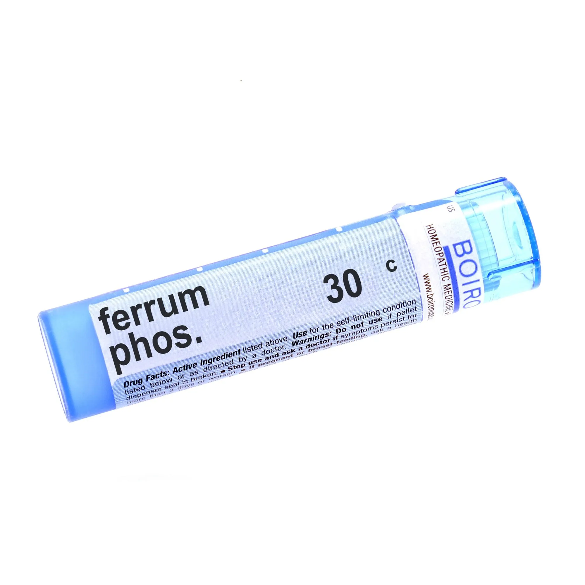 Boiron Ferrum Phosphoricum 30C - 80 Pellets for Homeopathic Relief