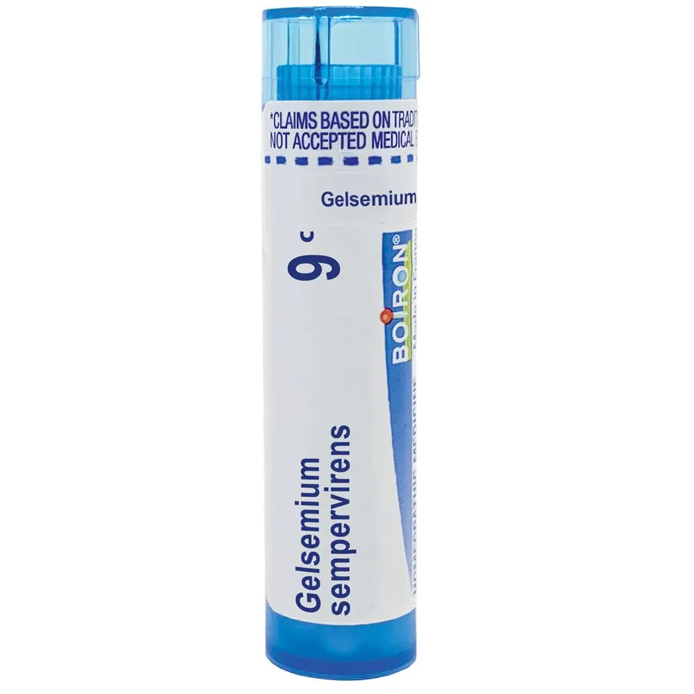 Boiron Gelsemium Sempervirens 9C, 80 Pellets - Natural Homeopathic Remedy for Wellness