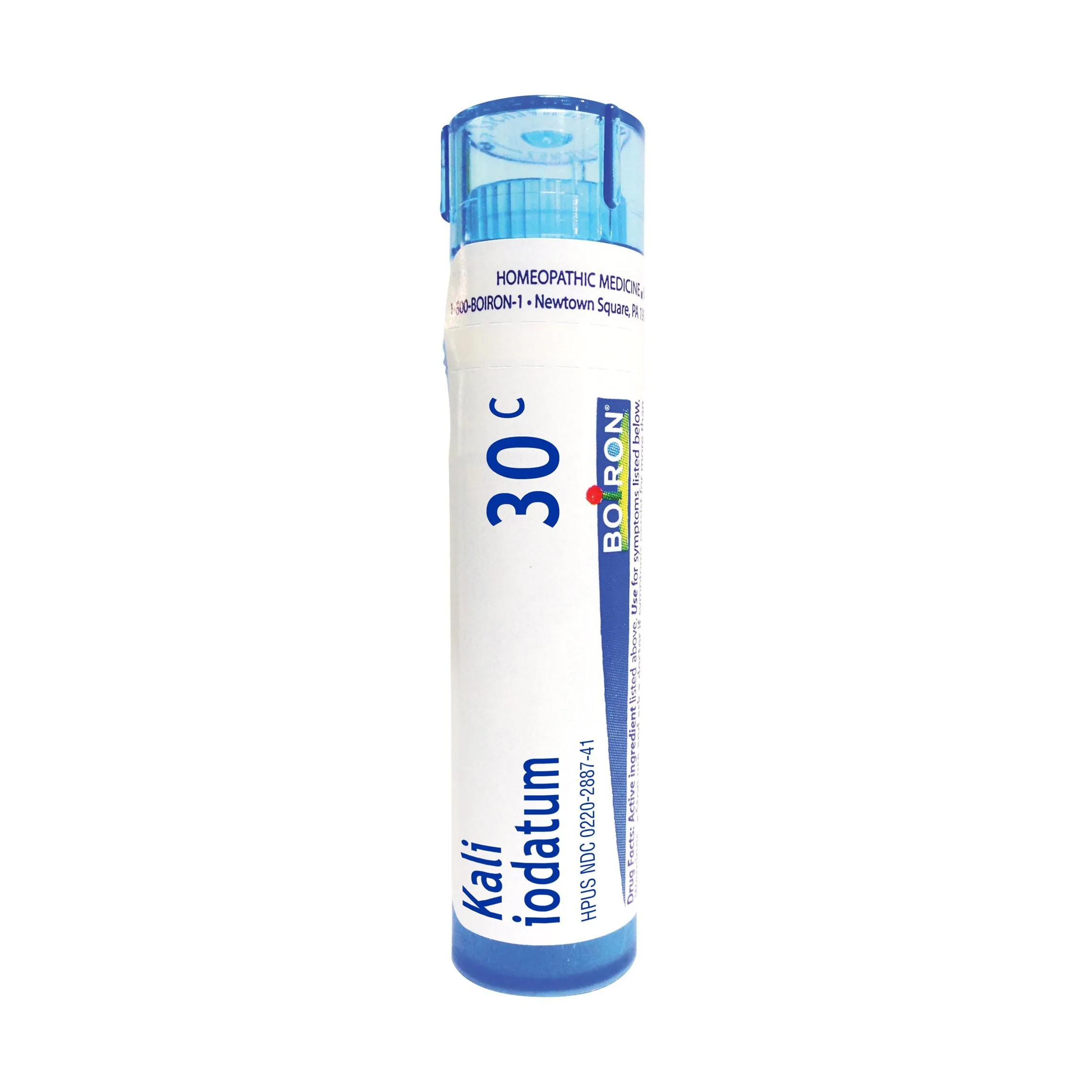 Boiron Kali Iodatum 30C - 80 Pellets, Non-Drowsy Homeopathic Cold Relief Medicine