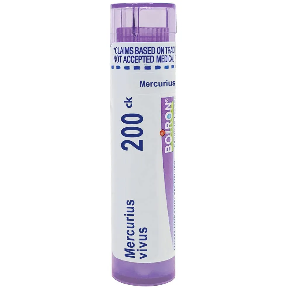 BOIRON Mercurius Vivus 200CK Homeopathic Remedy for Health and Beauty