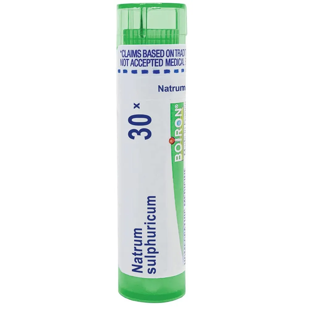 Boiron Natrum Sulphuricum 30X Md 80 Pellets for Bronchial Irritation