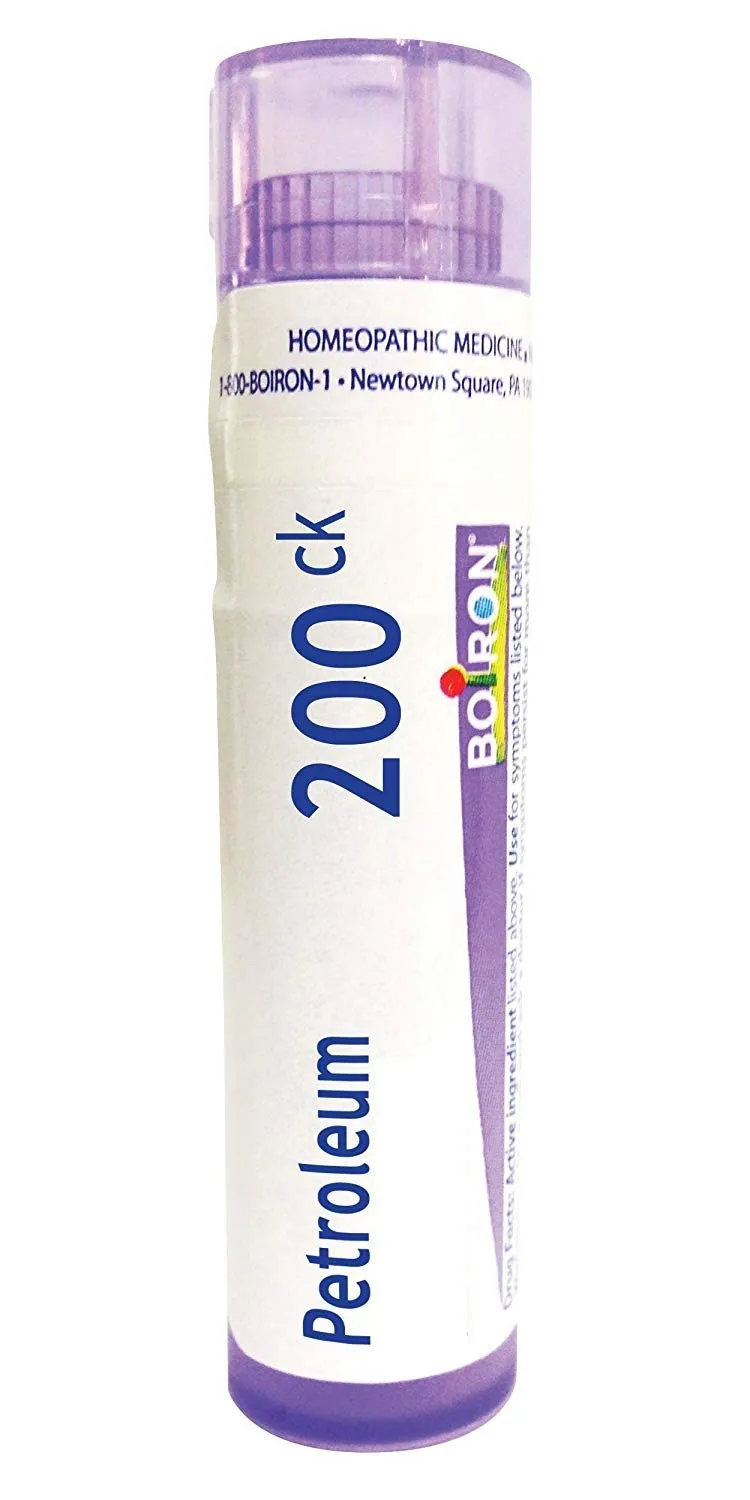 Boiron Petroleum 200CK Homeopathic Medicine for Chapped Skin - 80 Quick-Dissolving Pellets