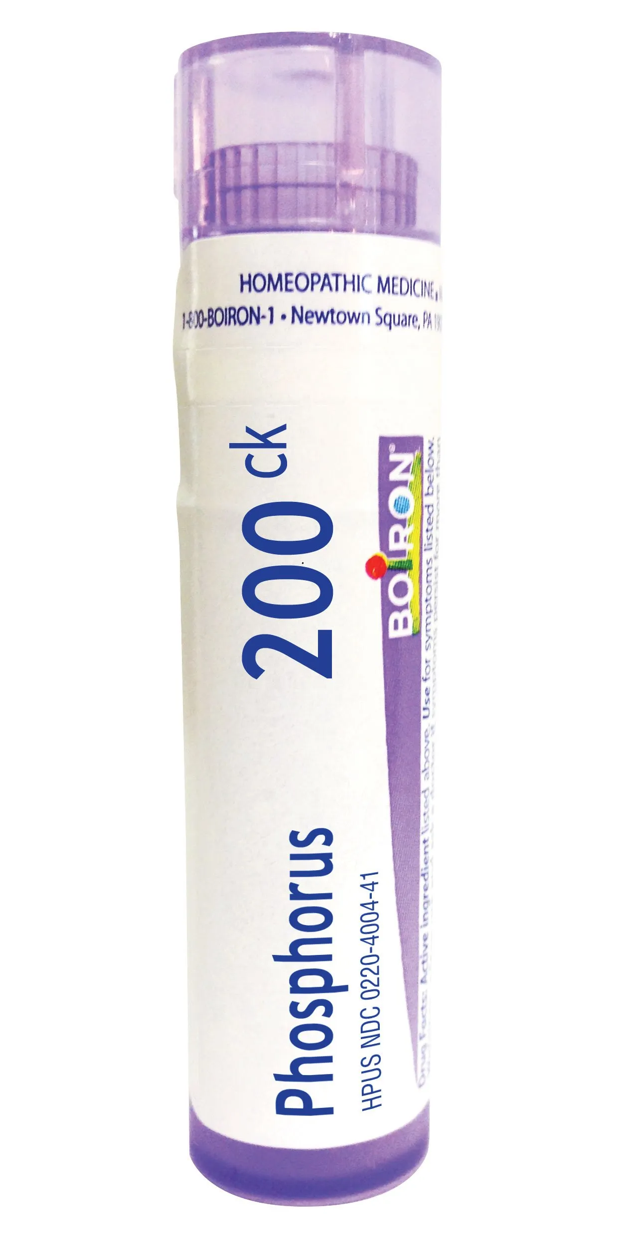 Boiron Phosphorus 200CK Homeopathic Pellets for Dizziness Relief, 80 Quick-Dissolving Pellets