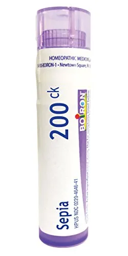 Boiron Sepia 200Ck Homeopathic Medicine for Mood Swings - 80 Quick-Dissolving Pellets