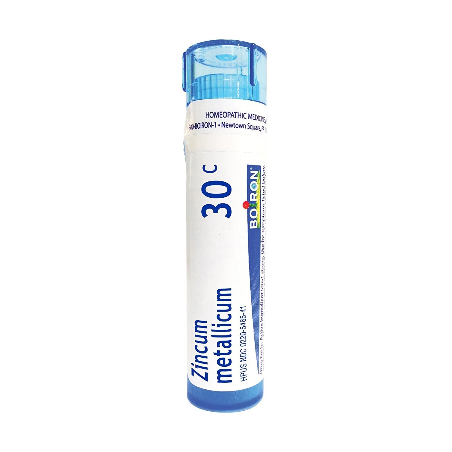 Boiron Zincum Metallicum 30C, 80 Pellets for Leg Cramps, Quick-Dissolving Homeopathic Relief