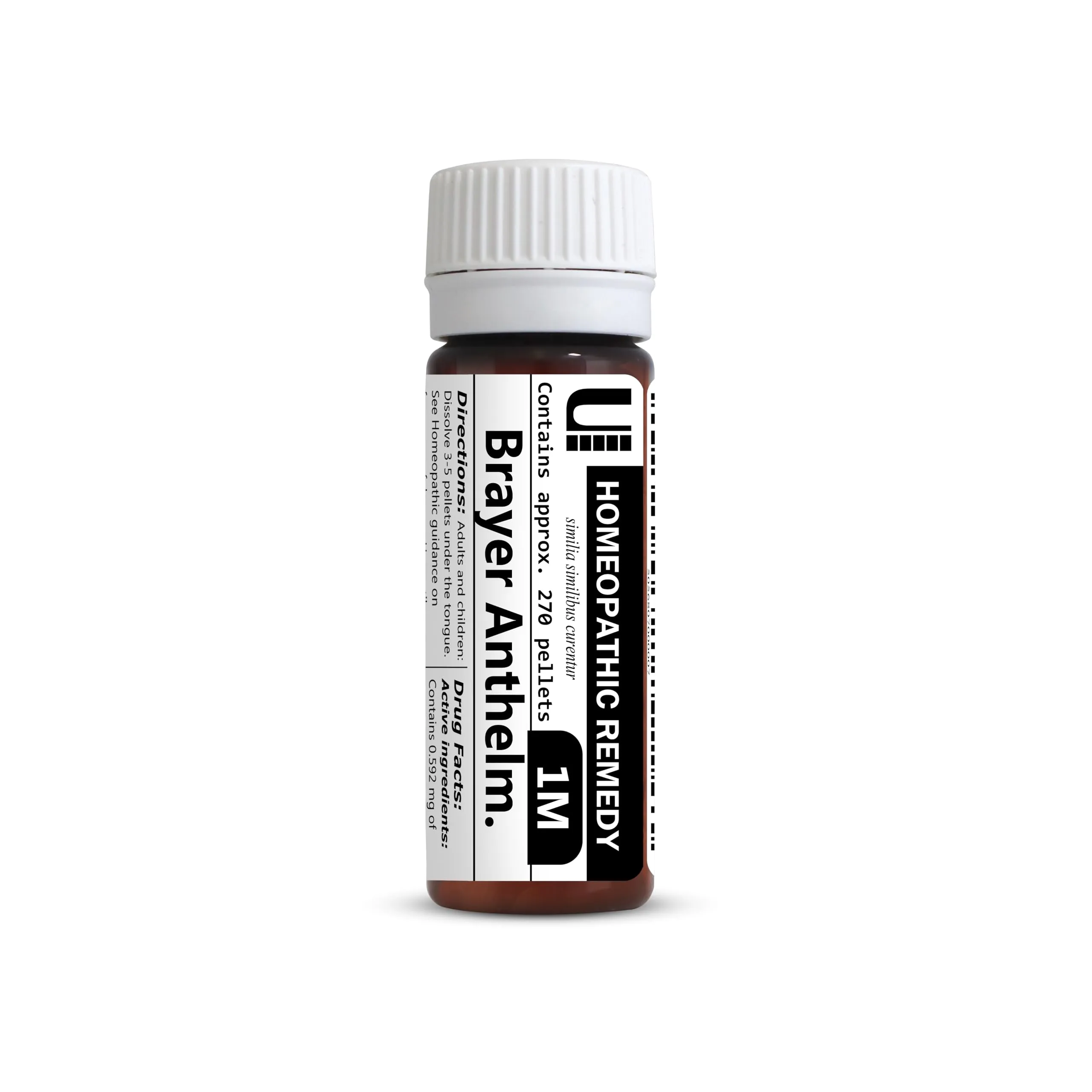 Brayer Anthelmintica 1M Homeopathic Remedy - 270 Lactose-Free Pellets, No Additives, Safe Use