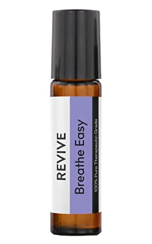 Breathe Easy Essential Oil Blend Roll-On by REVIVE - Therapeutic Grade Eucalyptus & Peppermint