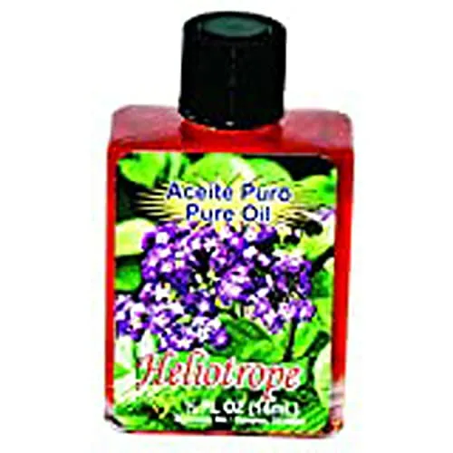 BRYBRADAN Heliotrope Pure Oil 1/2 FL.OZ. for Money, Prosperity, Aromatherapy & Spiritual Magick